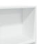 bogreol hvid 60x24x176 cm konstrueret træ