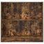 bogreol 80x24x76 cm konstrueret træ røget egetræsfarve