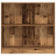 bogreol 80x24x76 cm konstrueret træ antikt træ