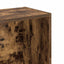 bogreol 80x24x109 cm konstrueret træ røget egetræsfarve