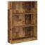 bogreol 80x24x109 cm konstrueret træ antikt træ