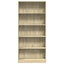 bogreol Sonoma eg 80x24x176 cm konstrueret træ