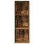bogreol 40x30x114 cm konstrueret træ antikt træ