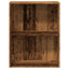bogreol 60x30x77 cm konstrueret træ gammelt trælook