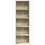 bogreol 60x30x189 cm konstrueret træ sonoma-eg