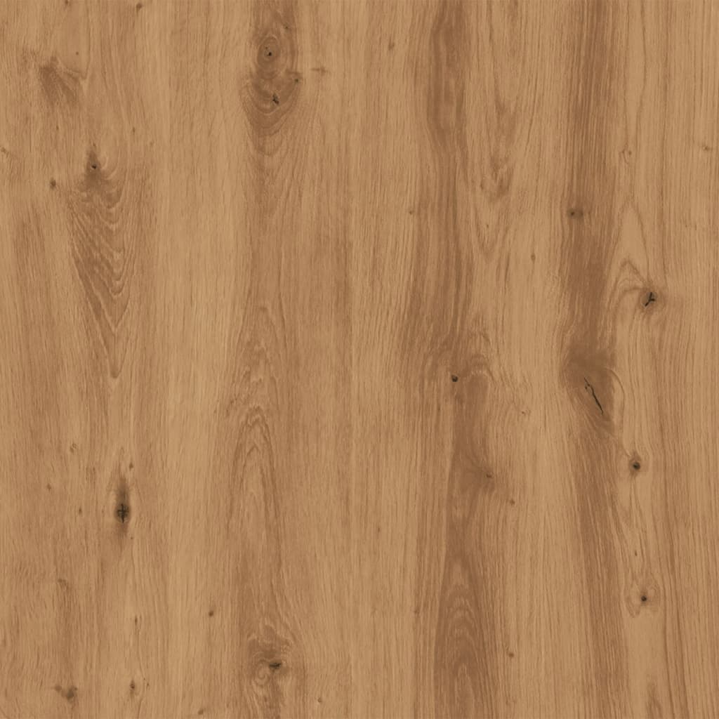 bogreol 80x30x77 cm konstrueret træ egetræsfarve