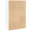 bogreol 80x30x114 cm konstrueret træ hvid