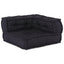 Modulssofa Enhed 3 pcs Antracit Stof