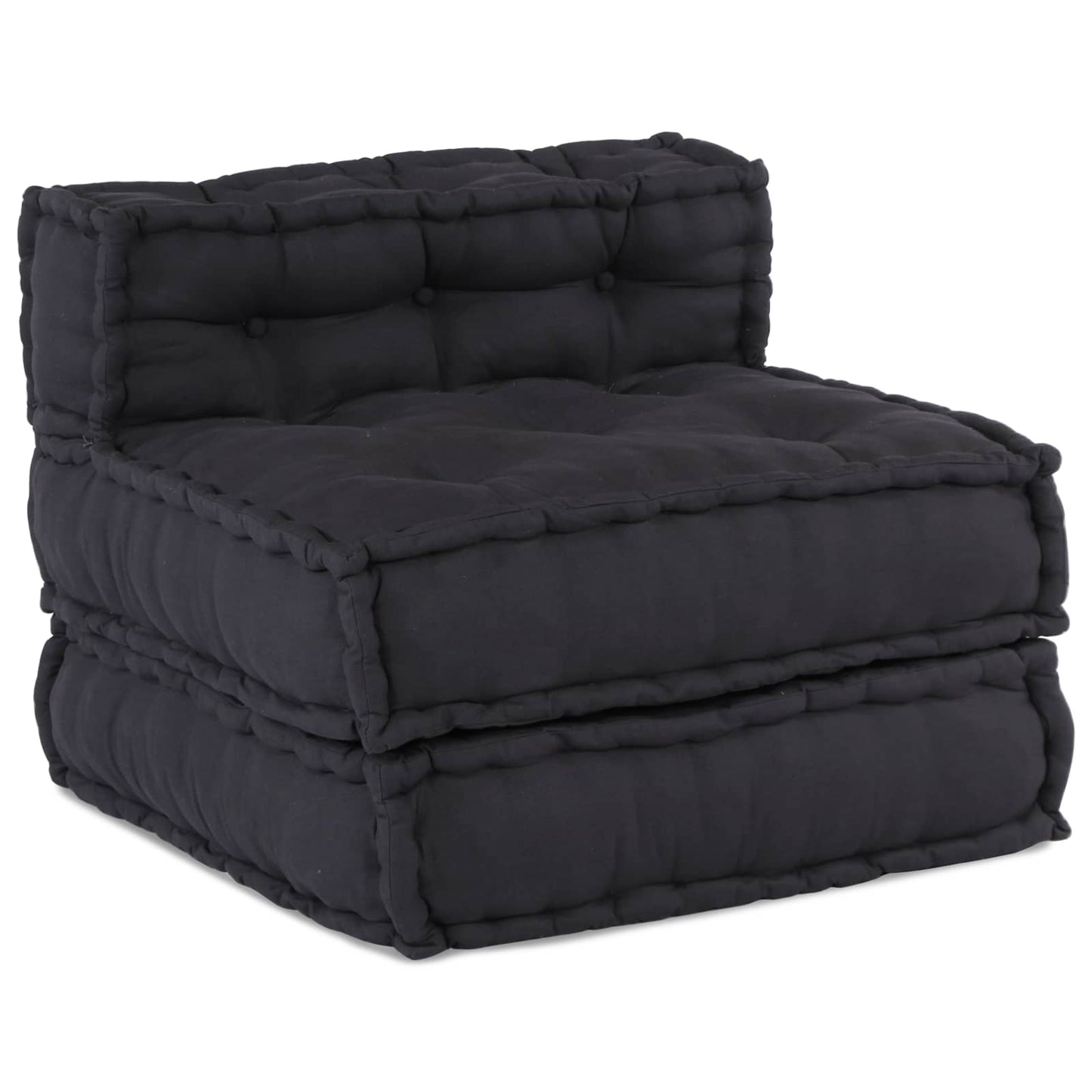 Modulssofa Enhed 3 pcs Antracit Stof