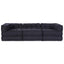 Modulssofa Enhed 3 pcs Antracit Stof