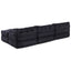 Modulssofa Enhed 4 pcs Antracit Stof