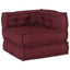 Modulssofa Enhed 3 pcs Bordeaux Stof