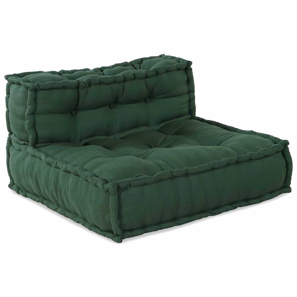 Modulssofa Enhed 3 pcs Grøn Stof