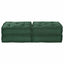 Modulssofa Enhed 2 pcs Grøn 140 x 70 x 36 cm Stof
