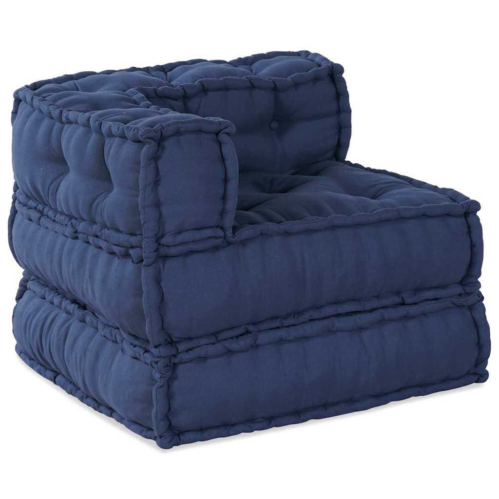 Modulssofa Enhed 2 pcs Indigo 140 x 70 x 56 cm Stof