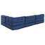 Modulssofa Enhed 4 pcs Indigo Stof