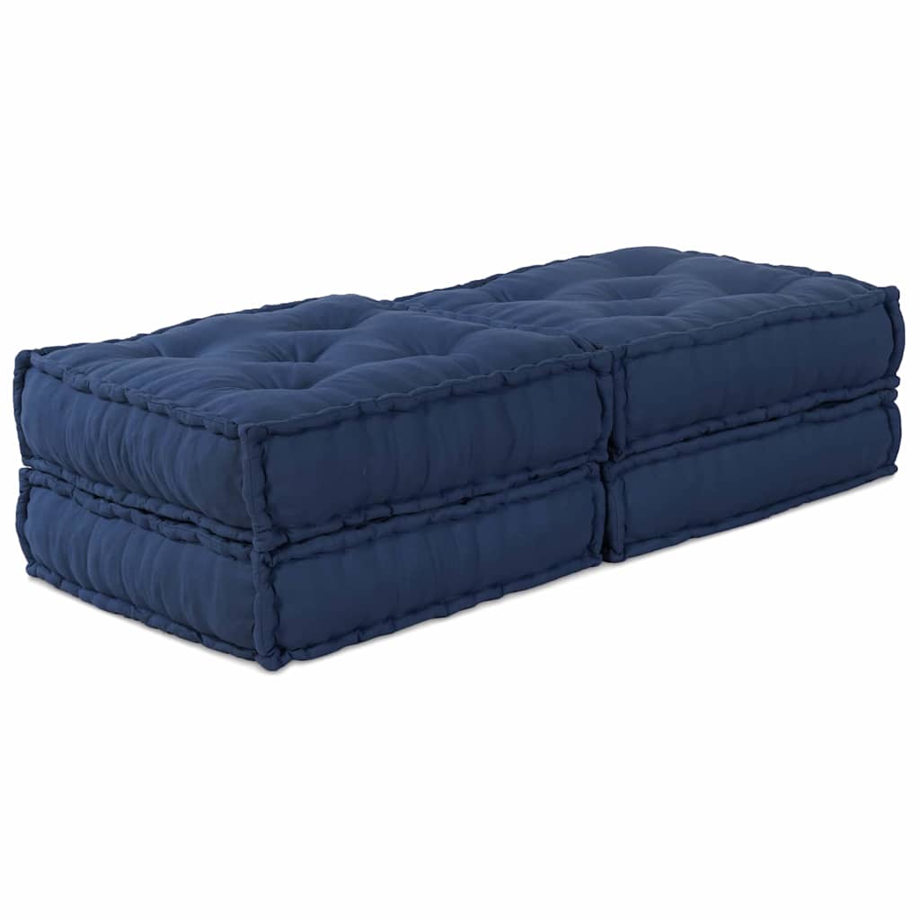 Modulssofa Enhed 2 pcs Indigo 140 x 70 x 36 cm Stof