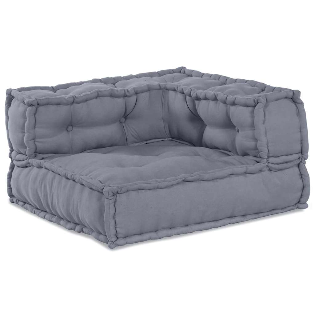 Modulssofa Enhed 2 pcs Grå 140 x 70 x 56 cm Stof