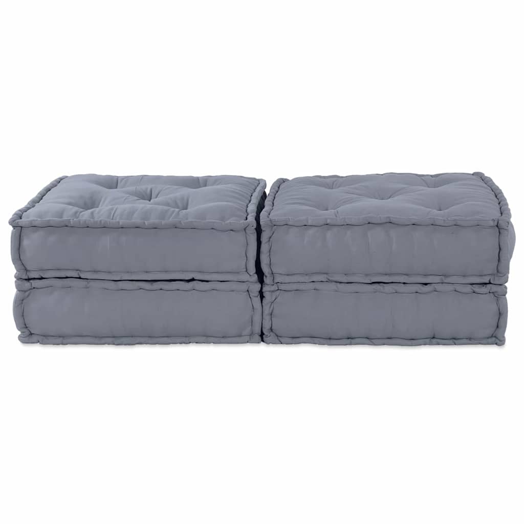 Modulssofa Enhed 2 pcs Grå 140 x 70 x 36 cm Stof