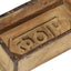 Bakke 4 stk. Brun 30 x 15 x 9 cm Solid genbrugs træ