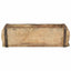 Bakke 4 stk. Brun 30 x 15 x 9 cm Solid genbrugs træ
