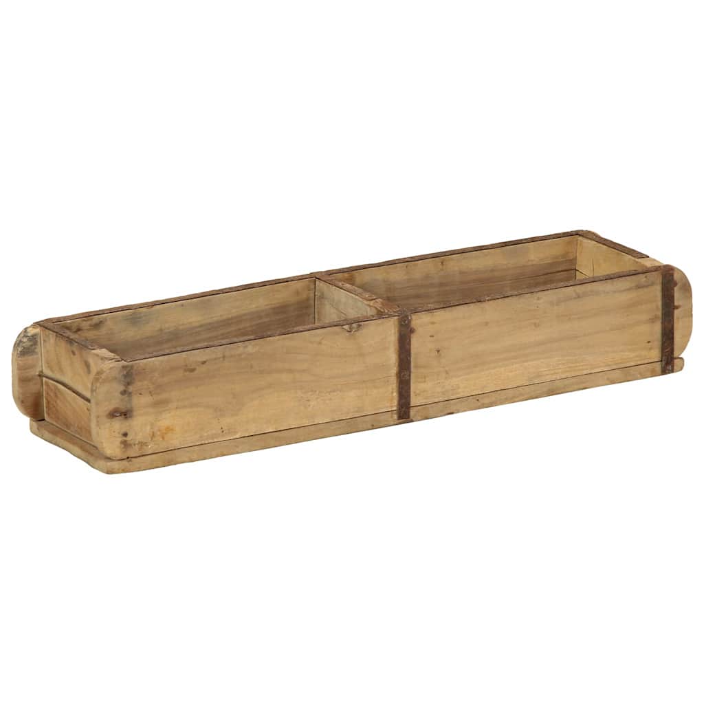 Bakke 4 pcs Brun 57 x 15 x 9 cm Solid genbrugs træ