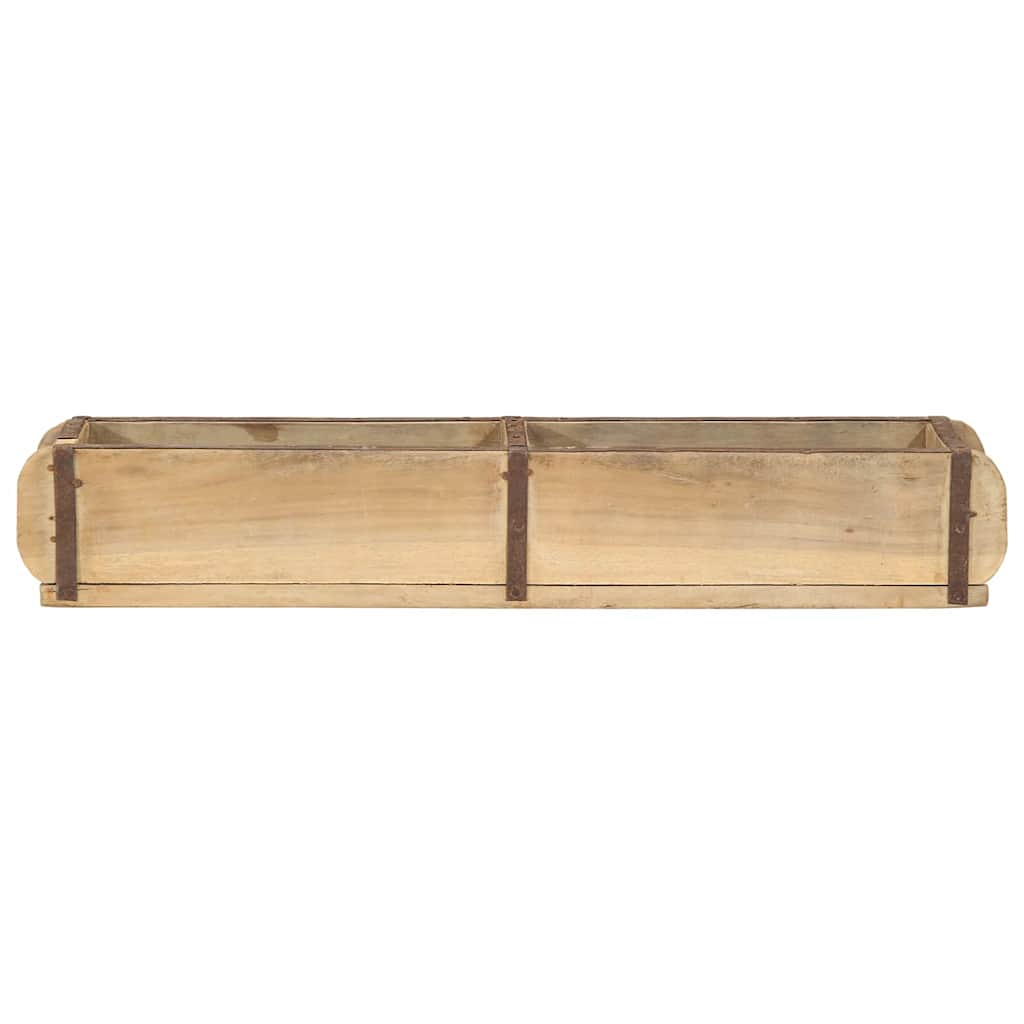 Bakke 4 pcs Brun 57 x 15 x 9 cm Solid genbrugs træ