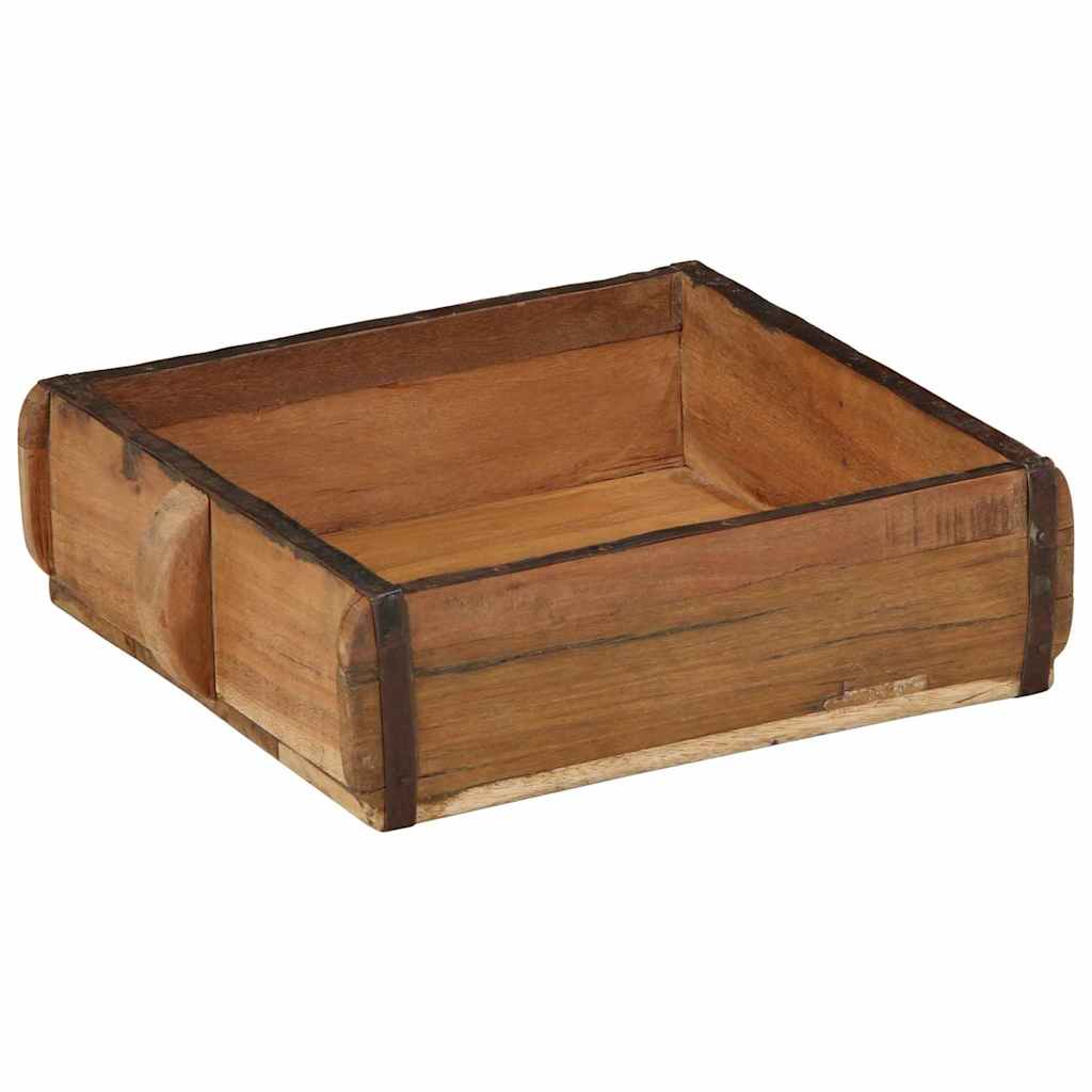 Bakke 2 pcs Brun 29 x 31 x 10 cm Solid genbrugs træ