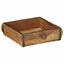 Bakke med opbevaring Brun 29 x 31 x 10 cm Solid genbrugs træ