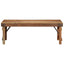 Sofabord Brun 110 x 55 x 40 cm Solid genbrugs træ