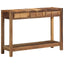 Konsolbord med skuffe Brun 107 x 33 x 76 cm Solid genbrugs træ