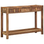 Konsolbord med skuffe Brun 107 x 33 x 76 cm Solid genbrugs træ
