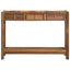 Konsolbord med skuffe Brun 107 x 33 x 76 cm Solid genbrugs træ