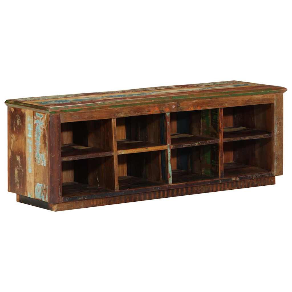 Sko skab med hylde Brun 110 x 35 x 40 cm Solid genbrugs træ
