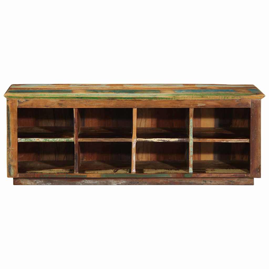 Sko skab med hylde Brun 110 x 35 x 40 cm Solid genbrugs træ
