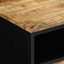 Sofabord Brun 90 x 50 x 40 cm Massiv mango træ og metal