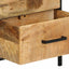 Natskab 2 stk. Brun og sort 40 x 35 x 50 cm Massivt mangotræ