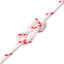 startsnor Ø4 mm 10 m nylon hvid og rød