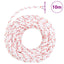 startsnor Ø4 mm 10 m nylon hvid og rød