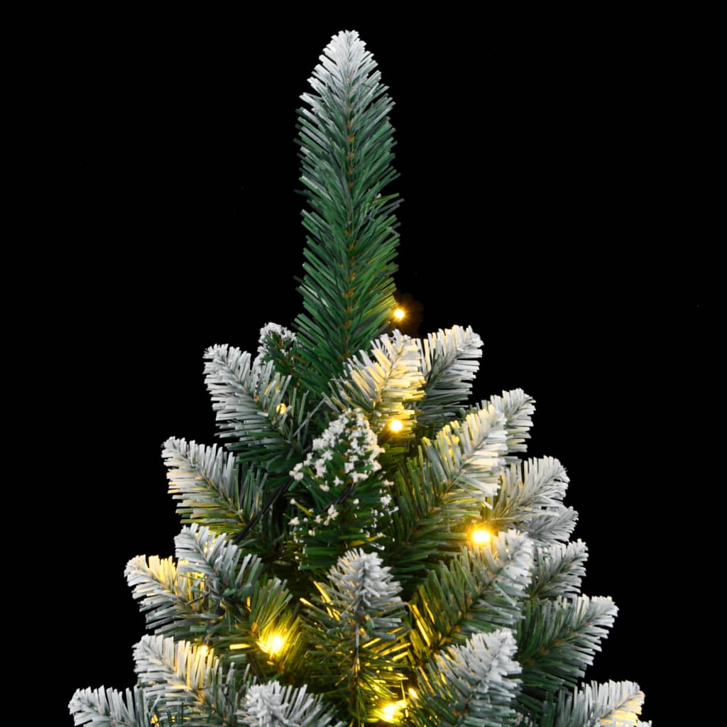 kunstigt juletræ med 300 LED-lys 180 cm