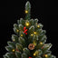 kunstigt juletræ med 300 LED-lys 180 cm