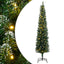 kunstigt smalt juletræ 150 LED'er 120 cm