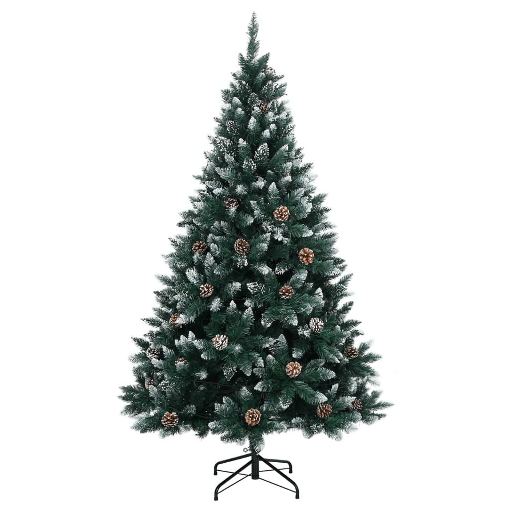 kunstigt juletræ med 300 LED-lys 240 cm