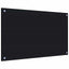 stænkplader 2 stk. 80x50 cm hærdet glas sort