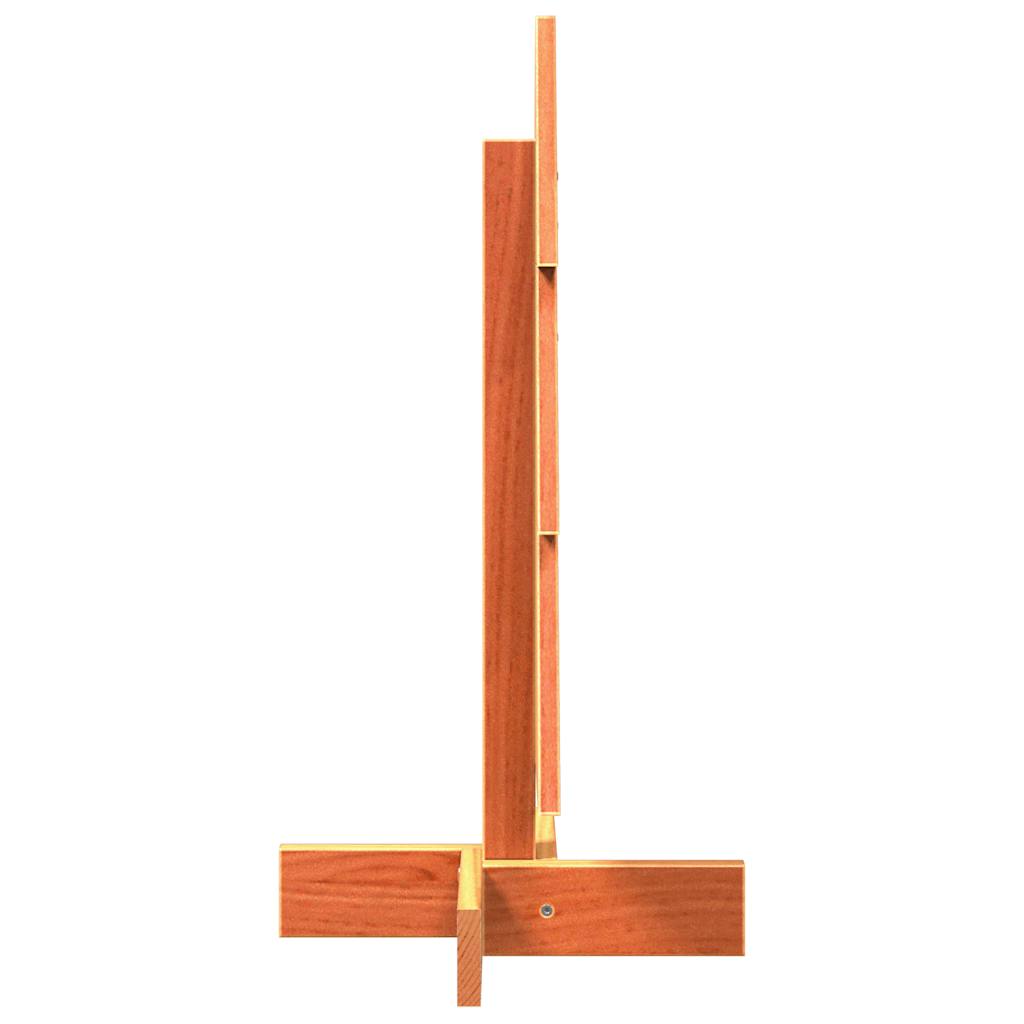 dekorativt juletræ 60 cm massivt fyrretræ gyldenbrun
