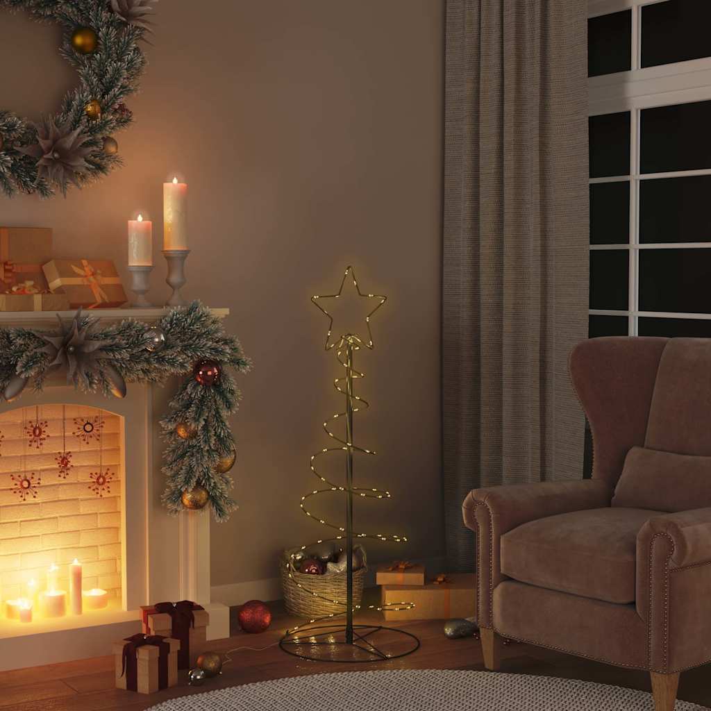 LED-juletræ 80 LED'er 120 cm varmt hvidt lys