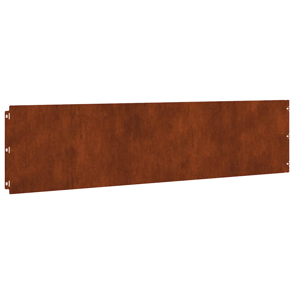 plænekanter 20 stk. 25x103 cm fleksibelt vejrbestandigt stål