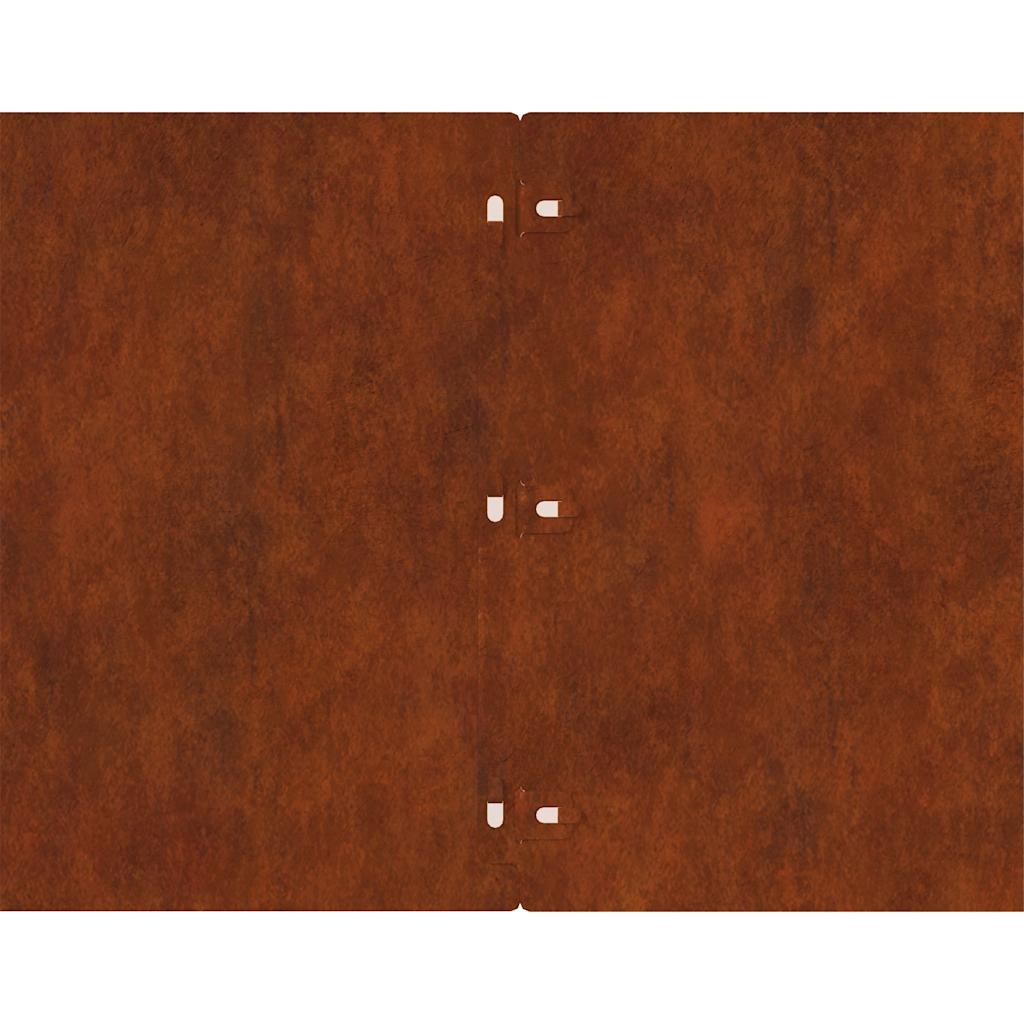 plænekanter 20 stk. 25x103 cm fleksibelt vejrbestandigt stål