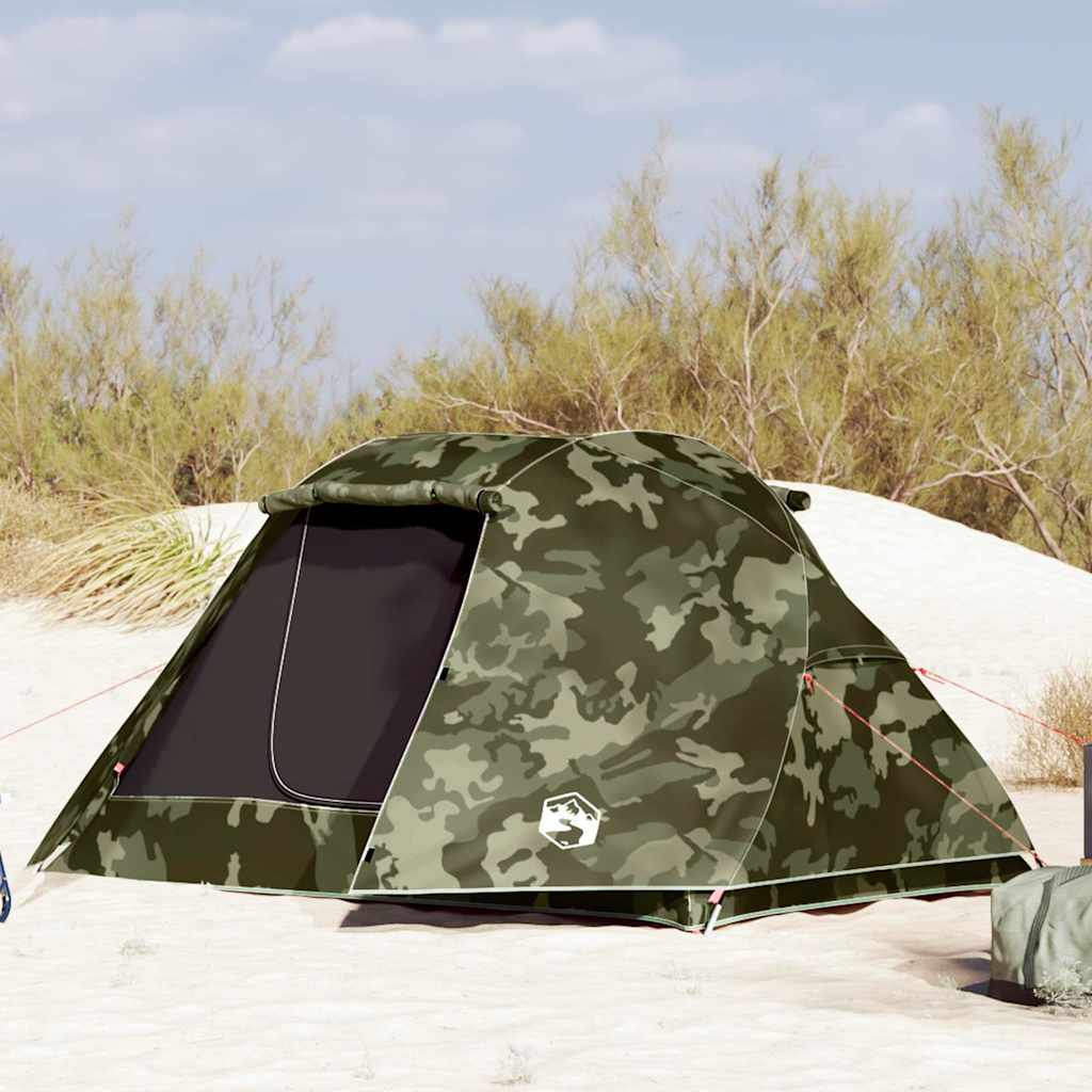 3-personers fisketelt vandtæt camouflage billede