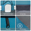 Familietelt Blå og grå 622 x 295 x 238 cm Polyester og Stål